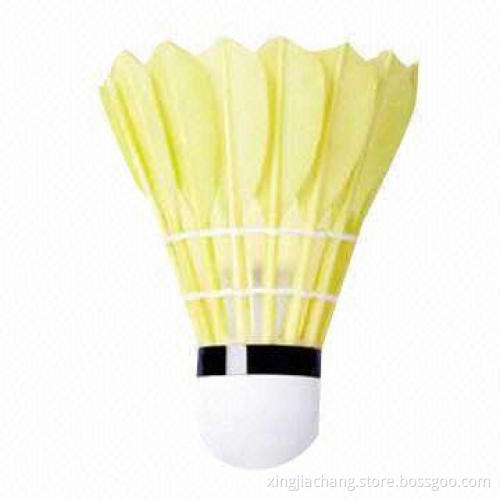 Shuttlecocks with Fluorescent Goose Feather